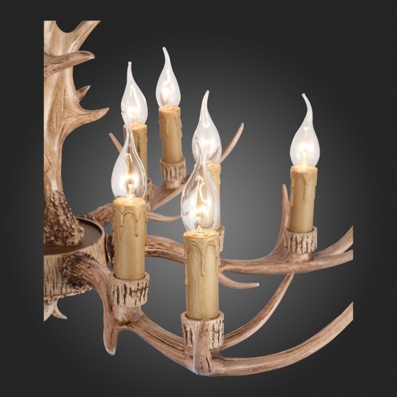 SL153.703.12 Люстра подвесная ST-Luce Светло-Коричневый E14 12*40W RENNA