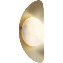 SL6229.201.01 Светильник настенный ST-Luce Золотистый/Алебастр LED 1*7W 3000K PEARL SL6229.201.01 Светильник настенный ST-Luce Золотистый/Алебастр LED 1*7W 3000K PEARL