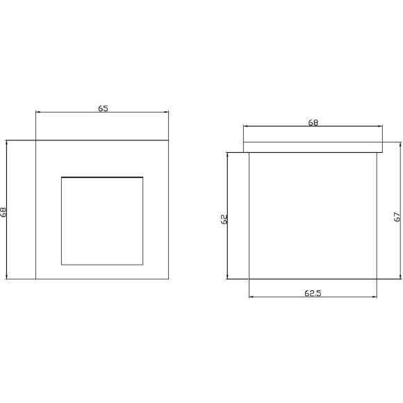 Светильник встраиваемый в стену Maytoni O038-L3B Arca IP65 светодиодный LED 3W Светильник встраиваемый в стену Maytoni O038-L3B Arca IP65 светодиодный LED 3W