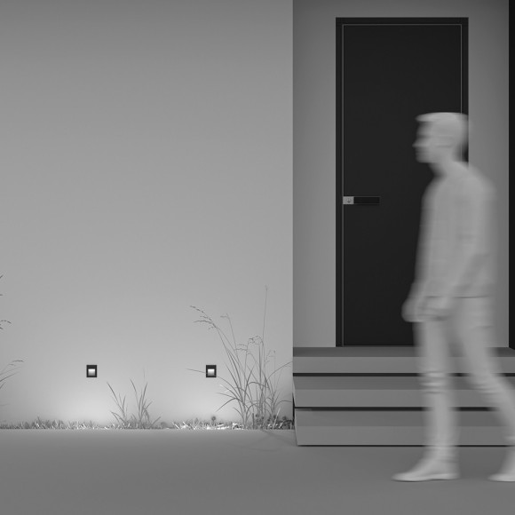 Светильник встраиваемый в стену Maytoni O038-L3B Arca IP65 светодиодный LED 3W Светильник встраиваемый в стену Maytoni O038-L3B Arca IP65 светодиодный LED 3W