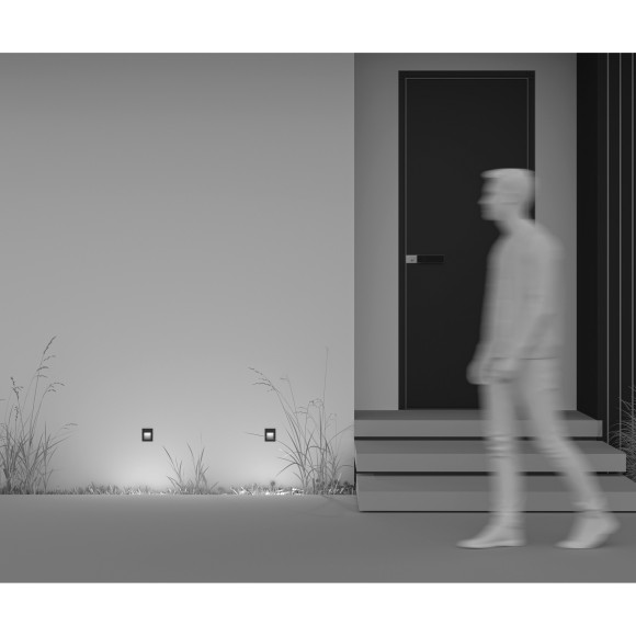 Светильник встраиваемый в стену Maytoni O038-L3B Arca IP65 светодиодный LED 3W Светильник встраиваемый в стену Maytoni O038-L3B Arca IP65 светодиодный LED 3W