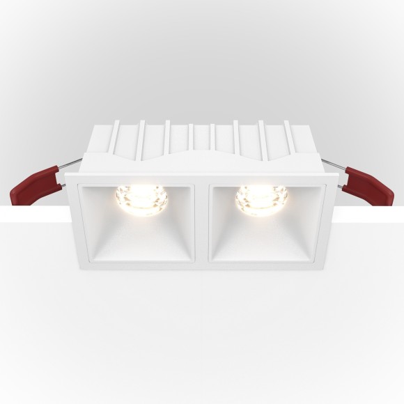 Встраиваемый светильник Maytoni DL043-02-10W4K-D-SQ-W Alfa LED светодиодный LED 20W Встраиваемый светильник Maytoni DL043-02-10W4K-D-SQ-W Alfa LED светодиодный LED 20W