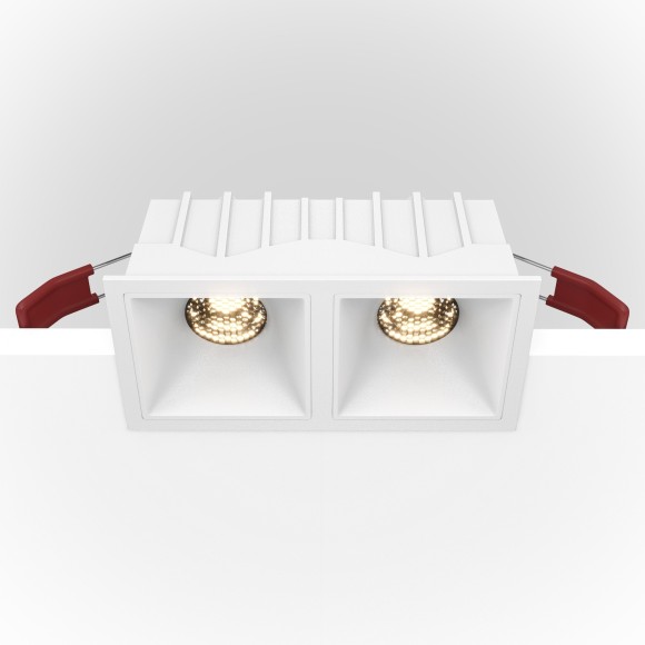 Встраиваемый светильник Maytoni DL043-02-10W4K-D-SQ-W Alfa LED светодиодный LED 20W Встраиваемый светильник Maytoni DL043-02-10W4K-D-SQ-W Alfa LED светодиодный LED 20W
