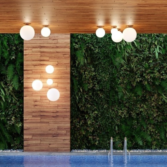 Настенно-потолочный светильник Odeon Light 4248/1C BOSCO IP44 под лампу 1xE27 9W