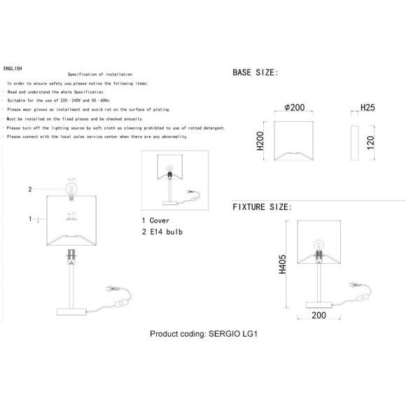 Настольная лампа Crystal Lux SERGIO LG1 GOLD Настольная лампа Crystal Lux SERGIO LG1 GOLD