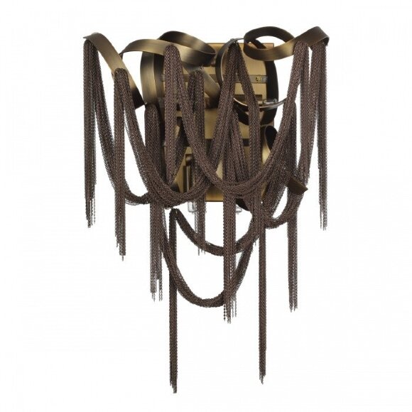 5066/4W HALL ODL24 397 античн.бронза/коричневый/металл/металл Бра G9 4*40W CHAINY 5066/4W HALL ODL24 397 античн.бронза/коричневый/металл/металл Бра G9 4*40W CHAINY