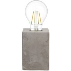 49812 Настольная лампа PRESTWICK, 1х60W (E27), 90х90, H130, керамика, серый