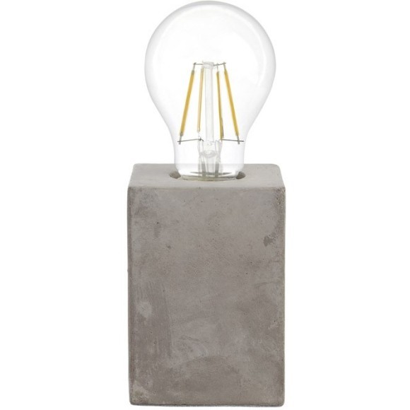 49812 Настольная лампа PRESTWICK, 1х60W (E27), 90х90, H130, керамика, серый