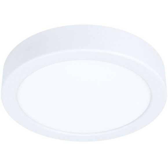 99215 Светодиодный накладной светильник FUEVA 5, 10,5W (LED), ?160, H28, 1200lm, 3000K, сталь, белый/п