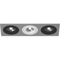Встраиваемый светильник Lightstar i539070607 Intero 16 под лампы 3xGU10 150W
