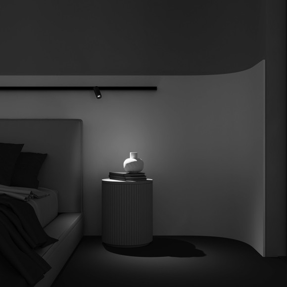 TR032-2-5W4K-M-BBS Трековый магнитный светодиодный светильник Maytoni Exility CRI90+ 4000К 438Лм 36° 5Вт