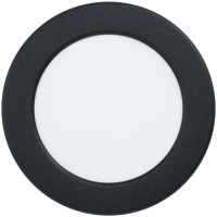 99157 Светодиодный встраиваемый светильник FUEVA 5, 5,5W (LED), Ø117, ET26, 700lm, 4000K, сталь, черный/пл