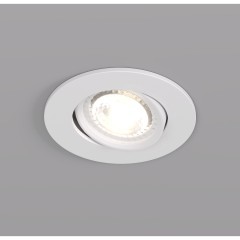 DK3020-WH Встраиваемый светильник IP20 макс 10Вт GU5.3 белый пластик DK3020-WH Встраиваемый светильник IP20 макс 10Вт GU5.3 белый пластик