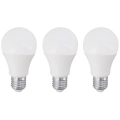 10268 Комплект из 3-х светод. ламп A60, 10W(E27), 3000K, 800lm, пластик, опал 10268 Комплект из 3-х светод. ламп A60, 10W(E27), 3000K, 800lm, пластик, опал