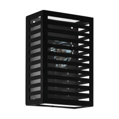 900136 Уличный настенный светильник ALAMONTE 3, E27, 1X60W, IP44, L170, H260, A100, алюминий, сталь, черный 900136 Уличный настенный светильник ALAMONTE 3, E27, 1X60W, IP44, L170, H260, A100, алюминий, сталь, черный