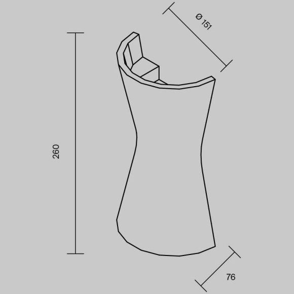 Настенный светильник (бра) Maytoni GU10 IP20 220V C123WL-GU10-02-W