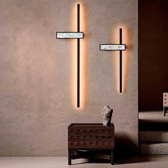 4704-2W, настенный светильник, D55xW240xH900, LEDx20W, 880LM, 4000K, included