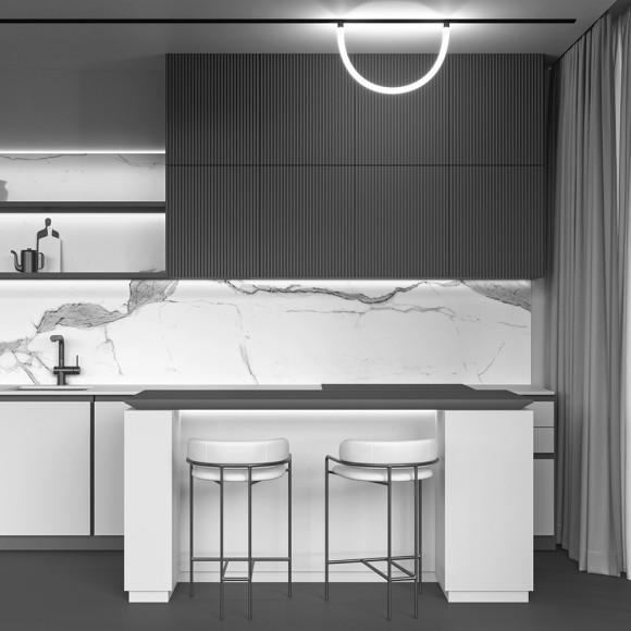 TR101-2-20W4K-B Трековый магнитный светодиодный светильник Maytoni Gravity CRI90+ 4000К 1300Лм 360° 20Вт