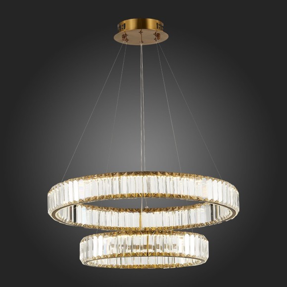 SL1622.303.02 Люстра подвесная ST-Luce Латунь/Прозрачный LED 1*70W 4000K TIVOLI