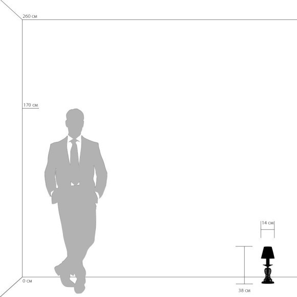 Хрустальная настольная лампа RICCIO 705914