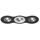 Встраиваемый светильник Lightstar i937070607 Intero 111 под лампы 3xGU10 150W