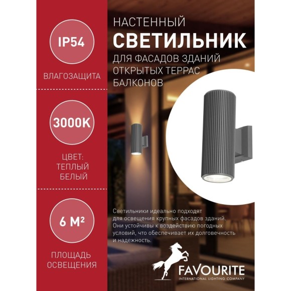 Архитектурная подсветка Pola 2860-2W Архитектурная подсветка Pola 2860-2W