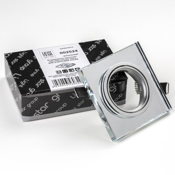 Встраиваемый светильник Lightstar 2524 Rifle под лампу 1xGU10 50W Встраиваемый светильник Lightstar 2524 Rifle под лампу 1xGU10 50W