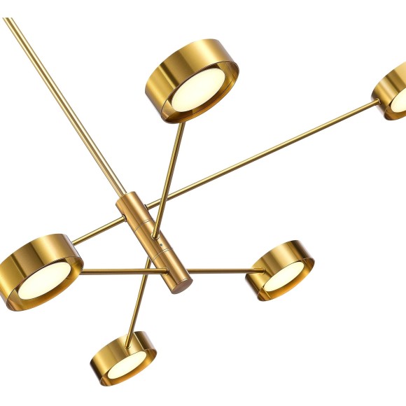 SL6504.302.06 Светильник потолочный ST-Luce Латунь/Латунь LED 6*5W 3000K VICO SL6504.302.06 Светильник потолочный ST-Luce Латунь/Латунь LED 6*5W 3000K VICO