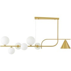 Подвесной светильник Lumina Deco LDP 7036-7 MD+WT Подвесной светильник Lumina Deco LDP 7036-7 MD+WT