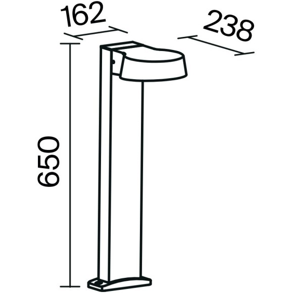 Ландшафтный светильник Outdoor O443FL-L12GF3K