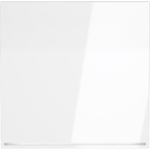 Клавиша для выключателя/переключателя одноклавишного с подсветкой, S70 (белый глянцевый)