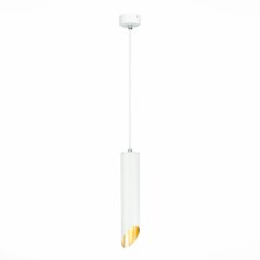 ST152.503.01 Светильник подвесной Белый GU10 1*50W IP20 D60xH300 220V Без ламп Подвесные светильники ST152.503.01 Светильник подвесной Белый GU10 1*50W IP20 D60xH300 220V Без ламп Подвесные светильники