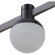 ST815.406.05 Магнитный трековый светильник черный LED 5W 3000K 78Lm Ra90 120° FARM