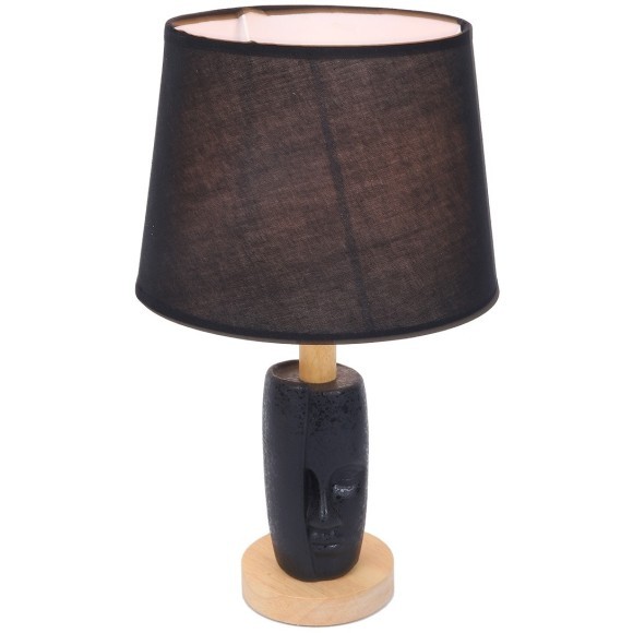 8209/1T MODERNI LN25 черный, керамика/текстиль Настольная лампа Е27 1*60W 220V VISIONA