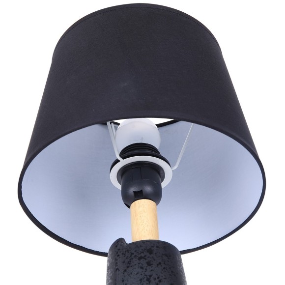 8209/1T MODERNI LN25 черный, керамика/текстиль Настольная лампа Е27 1*60W 220V VISIONA