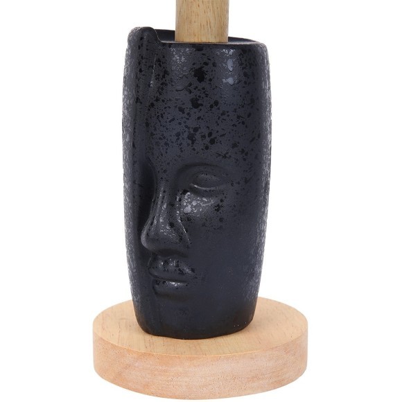 8209/1T MODERNI LN25 черный, керамика/текстиль Настольная лампа Е27 1*60W 220V VISIONA