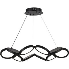 SL6508.403.01 Светильник подвесной ST-Luce Черный/Белый LED 1*60W 4000K RIO SL6508.403.01 Светильник подвесной ST-Luce Черный/Белый LED 1*60W 4000K RIO