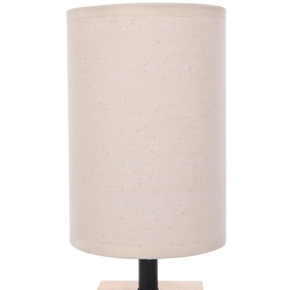 8199/1T COUNTY LN25 бежевый, дерево/текстиль Настольная лампа E27 1*60W 220V MADERANA