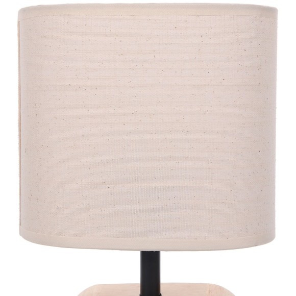 8199/1T COUNTY LN25 бежевый, дерево/текстиль Настольная лампа E27 1*60W 220V MADERANA