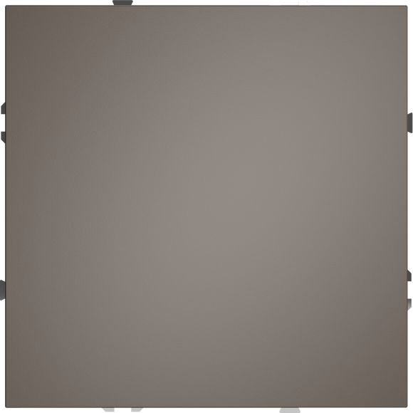 Заглушка VOLTUM S70 с суппортом, (капучино)