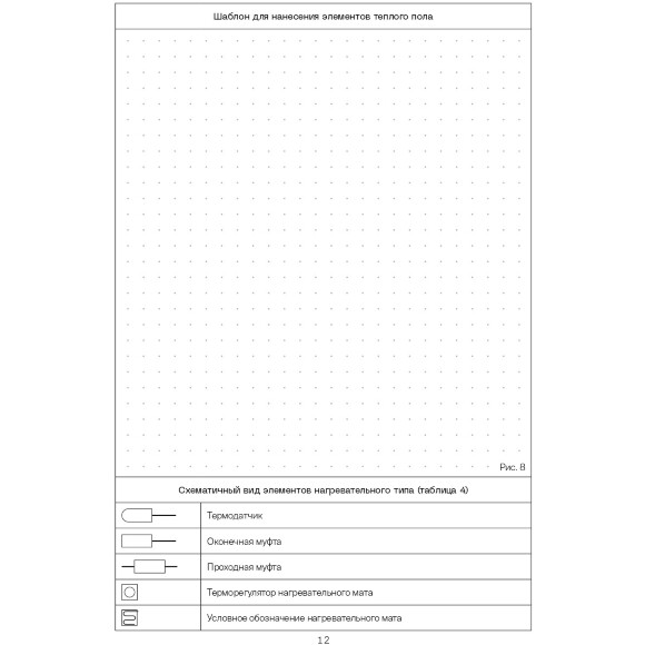 Нагревательный мат VLT01-150-4.0 Voltum Т150 600Вт (150Вт/м²) 8м x 0.5м, двужильный экранированный кабель, клеевая сетка, IP X7, укладка в плиточный клей или стяжку, гарантия 25 лет Нагревательный мат VLT01-150-4.0 Voltum Т150 600Вт (150Вт/м²) 8м x 0.5м, двужильный экранированный кабель, клеевая сетка, IP X7, укладка в плиточный клей или стяжку, гарантия 25 лет