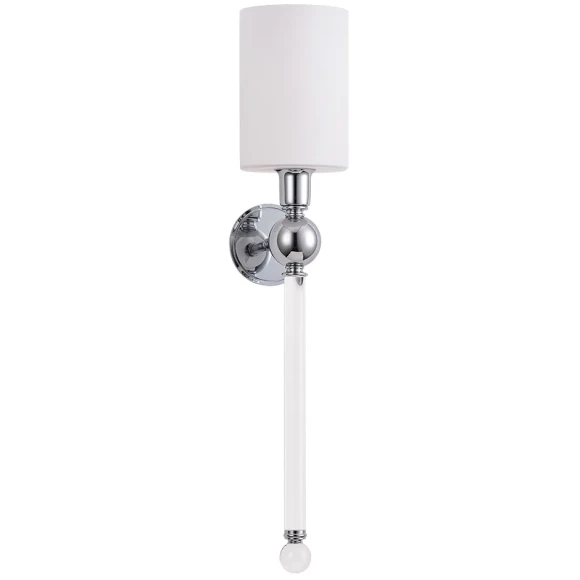 Бра Crystal Lux MIRABELLA AP1 CHROME/WHITE