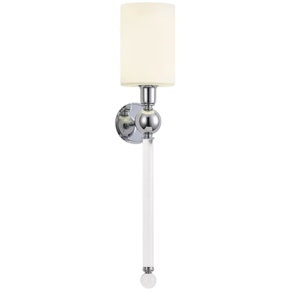 Бра Crystal Lux MIRABELLA AP1 CHROME/WHITE
