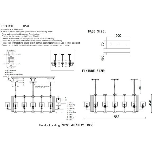 Бра Crystal Lux MIRABELLA AP1 CHROME/WHITE