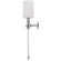 Бра Crystal Lux MIRABELLA AP1 CHROME/WHITE