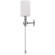 Бра Crystal Lux MIRABELLA AP1 CHROME/WHITE