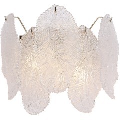 SL6135.201.02 Светильник настенный ST-Luce золотистый/прозрачный, янтарный G9LED 2*5W LIGHTSOME