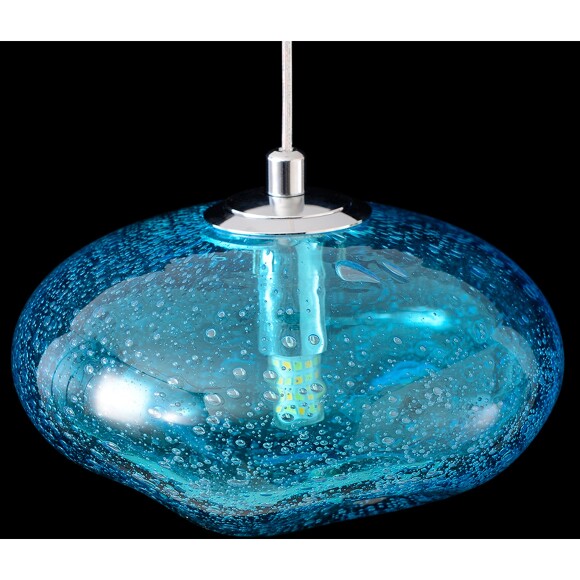 Светильник подвесной Crystal Lux FORMLESS SP1 BLUE 4124/201