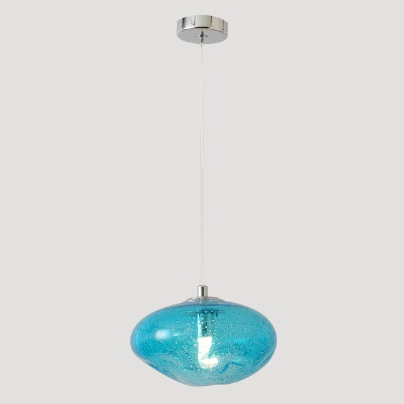 Светильник подвесной Crystal Lux FORMLESS SP1 BLUE 4124/201