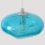 Crystal Lux FORMLESS SP1 BLUE 4124/201 Светильник подвесной с голубым стеклянным плафоном диаметром 15см под лампу G9